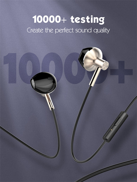 Compra auriculares de alta calidad LDNIO HP09 con cable estéreo y micrófono en Guatemala.