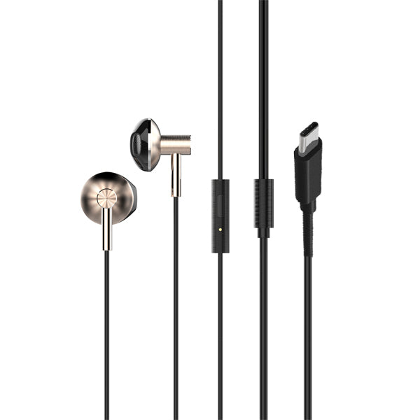 Encuentra auriculares estéreo con cable LDNIO HP09C con controlador USB-C en Guatemala para una experiencia de audio de alta calidad.