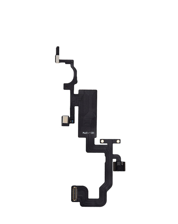 Reparación de sensor de proximidad iPhone 12 Pro Max en Guatemala, con cable flex sensor de proximidad i2C incluido.