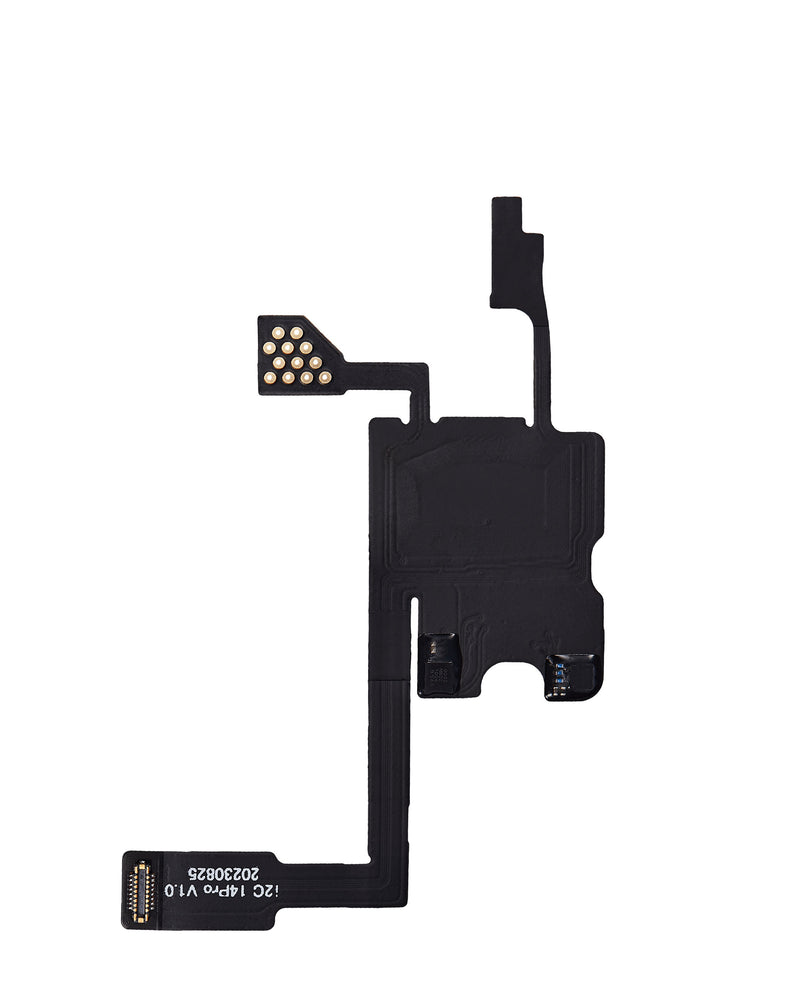 Reparación de cable flex i2C para sensor de proximidad de auriculares con soldadura y programación en Guatemala.