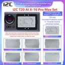 Reparación y venta de plataformas de calentamiento i2C T20 para iPhone X a 16 Pro Max en Guatemala.