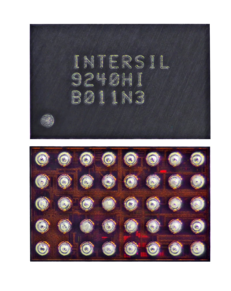 Venta de chips de IC de potencia BGA ISL9240HI U7000 (40 Pin) para MacBook en Guatemala.