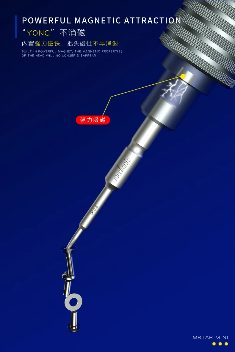 Encuentra el juego de destornilladores Mechanic iShell Max Mortar Mini (6 Pcs) de alta dureza en Guatemala para tus reparaciones y proyectos.