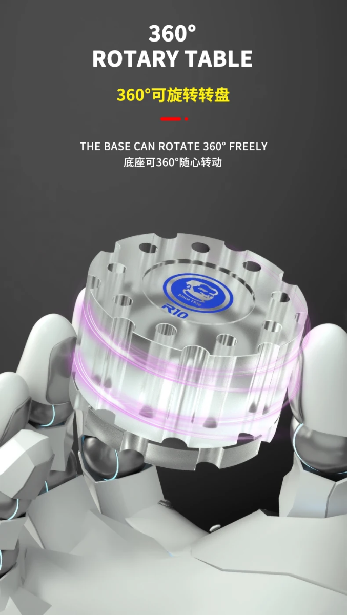 Encuentra el mayorista de almacenamiento Crystal Mechanic R10 con rodamientos dobles de 360 grados y 9 orificios en Guatemala.