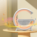 Cargador inalámbrico 3 en 1 SlowBack con altavoz Bluetooth y luz nocturna LED, ideal para mesa de noche.