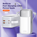 Compra al por mayor en Guatemala el PowerBank LDNIO PQ50 con lanyard de 50000mAh y 22.5W en SlowBack para tus dispositivos electrónicos.