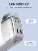 Bateria LDNIO PQ30 con lanyard (30000mAh / 22.5W)