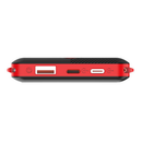 Power bank LDNIO PQ13 negro de 10000 mAh, diseño elegante y compacto para carga portátil.