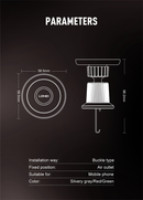 Encuentra el mejor soporte magnético inalámbrico para carro en Guatemala en SlowBack, distribuidor mayorista de la marca LDNIO.