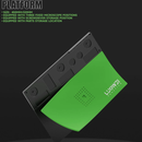 Plataforma de plantación para microscopio LW-M2 con almohadilla de silicona verde en Guatemala.