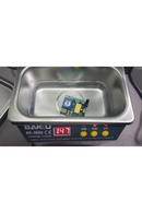 Limpiadora ultrasonica de acero inoxidable BAKU BK-3550 disponible para venta al mayor en Guatemala.