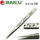 Encuentra pinzas de acero inoxidable BAKU AA-SA SR no magnéticas en Guatemala para tus reparaciones en talleres de electrónica.