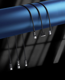 Cable de carga QianLi con conector T Shape y puerto de carga adaptativo Fast Charging, ideal para reparaciones en Guatemala.