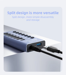 Concentrador USB QianLi Mega-Idea K367H con 7 puertos de carga rápida en Guatemala para comprar al mayorista.