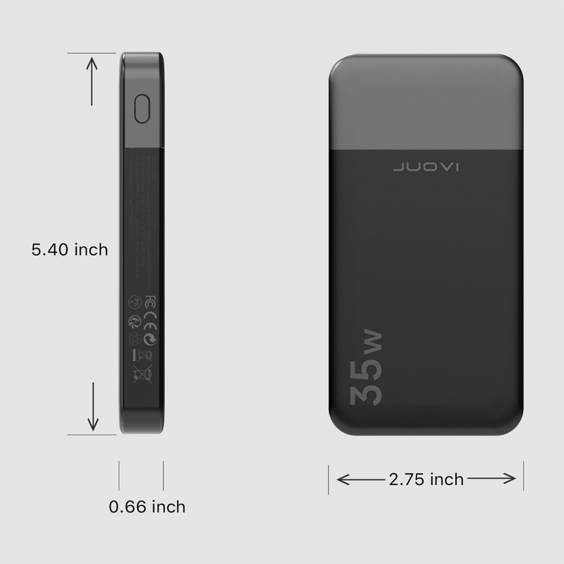 Encuentra el Powerbank Juovi de 10.000mAh con carga rápida en Guatemala para tus necesidades de energía móvil.