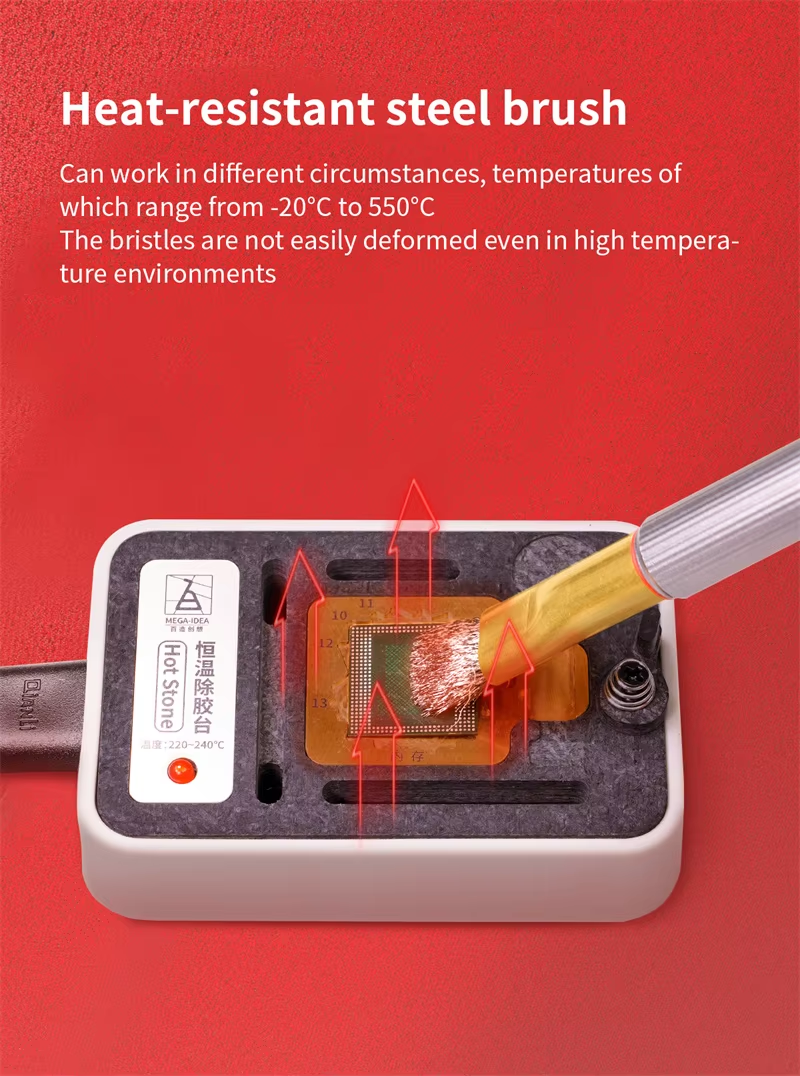 Encuentra en Guatemala el Centro de Baja Gravedad con el accesorio iBrush iHilt de acero QianLi 012 para una limpieza efectiva.