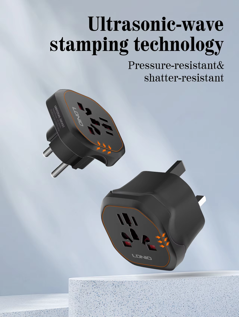 Compra el adaptador de viaje LDNIO Z7 en Guatemala para tus necesidades en tus próximos viajes internacionales.