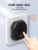 Compra la regleta de viaje LDNIO Z7 en Guatemala para tus necesidades de adaptación de dispositivos eléctricos.