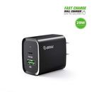 Encuentra el adaptador de pared Esoulk USB C+A PD/QC de 20W en Guatemala para cargar tus dispositivos de forma rápida y segura.