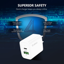 Compra el adaptador de pared Esoulk con cable USB C-C de 20W en Guatemala y carga tus dispositivos de manera rápida y segura.