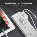 Compra el adaptador de pared Esoulk con cable USB C-C de 20W en Guatemala y carga tus dispositivos de manera rápida y segura.
