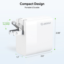Compra al mayor el cargador de pared Esoulk PD Dual USB-C de 45W en Guatemala para tu dispositivo electrónico.