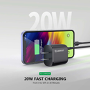 Encuentra el adaptador de pared USB C Esoulk de 20W en Guatemala para cargar tus dispositivos rápida y eficientemente.