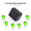 Encuentra el adaptador de pared USB C Esoulk de 20W en Guatemala para cargar tus dispositivos rápida y eficientemente.