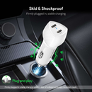 Encuentra el cargador de carro Esoulk de 40W en Guatemala, ideal para recargar tus dispositivos mientras viajas.