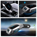 Transmisor FM Bluetooth X5 con cargador USB para carro en Guatemala.