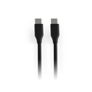 Puerto de carga USB C-C Dobe, cable de datos negro para carga rápida y sincronización.