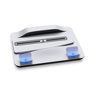 Base refrigeradora multifuncional SlowBack para PlayStation 5, 5 Slim o 5 Pro, con soporte vertical y carga de mandos.