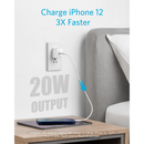 Encuentra el adaptador de pared Anker Powerport III PD USB-C (20W) en Guatemala para cargar tus dispositivos de forma rápida y segura.