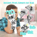 Cámara digital instantánea SNAP'Z azul de 12 Mpx con rollo de stickers, ideal para fotos SlowBack.