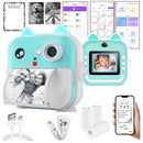 Cámara digital instantánea SNAP'Z azul de 12 Mpx con rollo de stickers, ideal para fotos SlowBack.