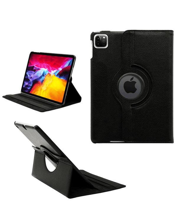 Encuentra el mejor estuche negro con soporte giratorio 360 grados para tu iPad Air 11 en Guatemala.