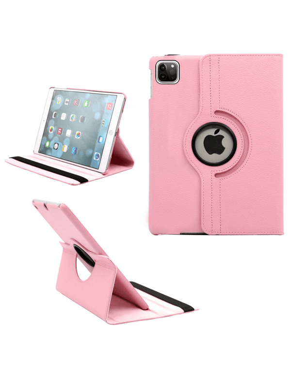 Compra funda con soporte giratorio de 360 grados LIGHT PINK para iPad en Guatemala.