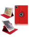 Encuentra la mejor funda giratoria para tu iPad Air 11 en Guatemala con soporte 360 grados en color rojo.