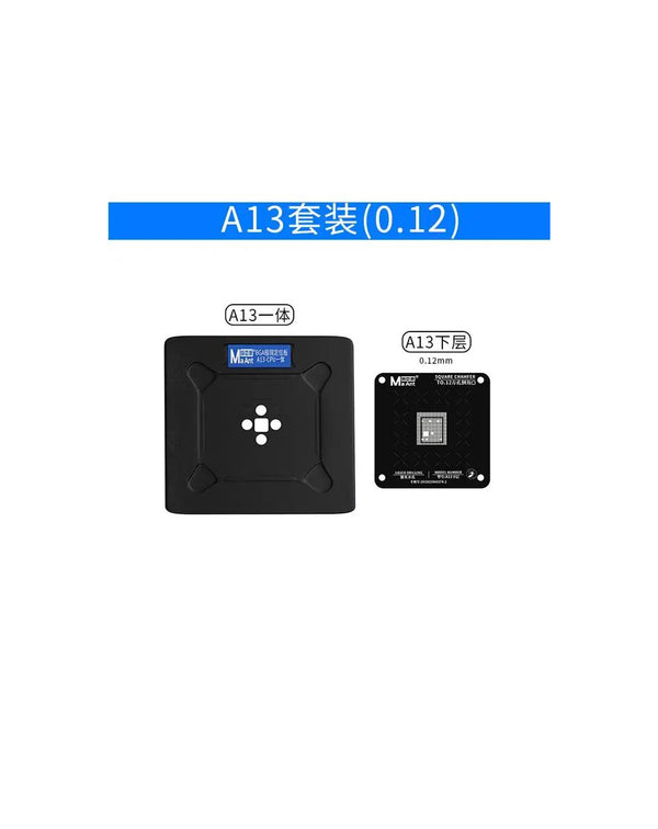 Plataforma magnética de reballing para reparación de CPU en Guatemala: iPhone 11 / 11 Pro / 11 PM / SE 2nd Gen (A13).