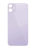 Encuentra la tapa trasera con orificio mayor para la cámara del iPhone 11 de color púrpura en Guatemala.