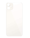 Tapa trasera blanca para iPhone 11 con orificio de cámara grande, ideal para reparaciones en Guatemala.