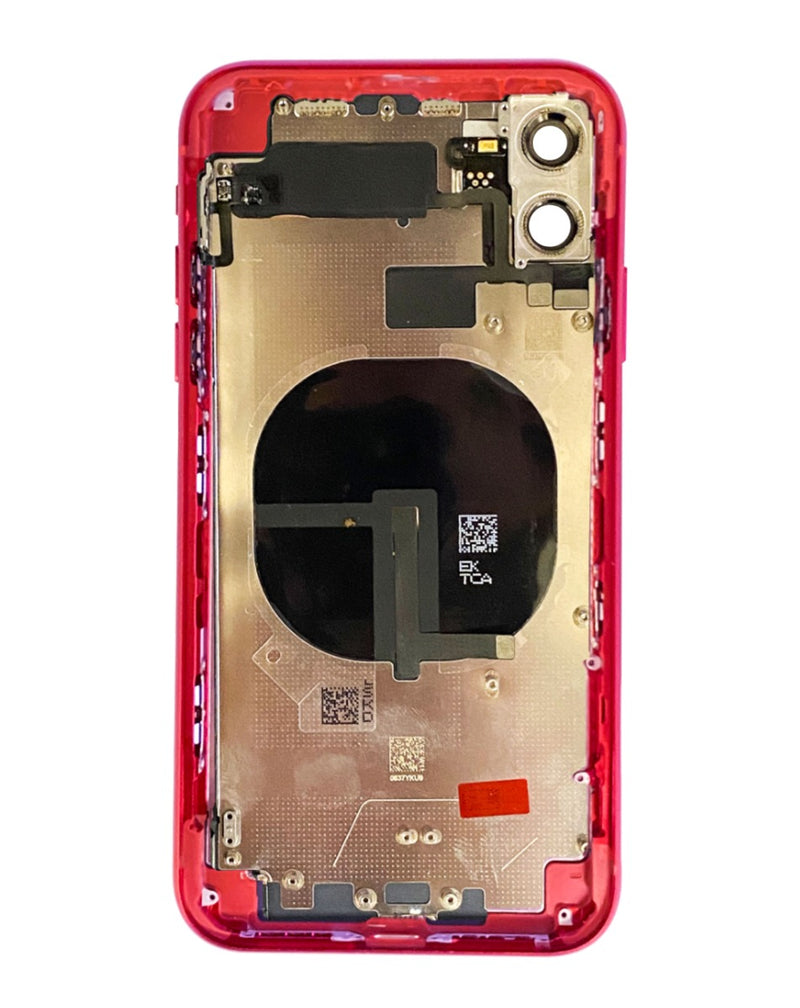 Encuentra tapas traseras con componentes preinstalados para iPhone 11 en Guatemala en el mayorista de reparaciones de smartphones con servicio al cliente de calidad.