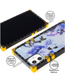 Funda acrílica espejo G103 brillante para iPhone 12/12 Pro, protección de lujo antirayaduras SlowBack.