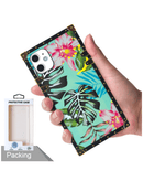 Funda acrílica espejo brillante anticrayones para iPhone 12/12 Pro, lujo SlowBack, reflejo plateado.