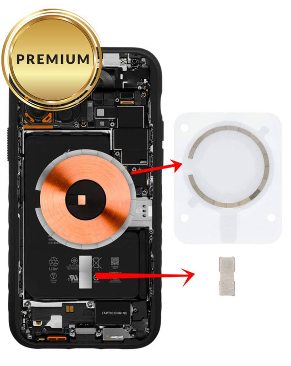 Imanes premium para tapa trasera de iPhone 12 Pro Max/12 Pro/12 para reparaciones en Guatemala.