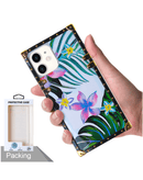 Funda acrílica espejo brillante anti-rayaduras para iPhone 12/12 Pro, estilo lujo SlowBack.