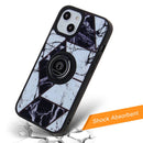 Protege tu iPhone 13 Pro con una funda dura PC trasera y TPU suave con borde colorido y soporte de anillo en Guatemala.