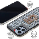 Funda CLEAR Crystal Stones con adornos para iPhone en Guatemala.