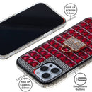 Compra el Crystal Stones Case con cinco adornos Hot Pink para tu teléfono en Guatemala, perfecto para agregar un toque único a tu dispositivo.