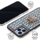 Compra la tapa trasera Crystal Stones con adornamiento de bolsa CLEAR para iPhone 7G/8G/SE 2020 en Guatemala.